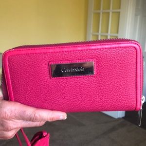 Pink Calvin Klein Wallet